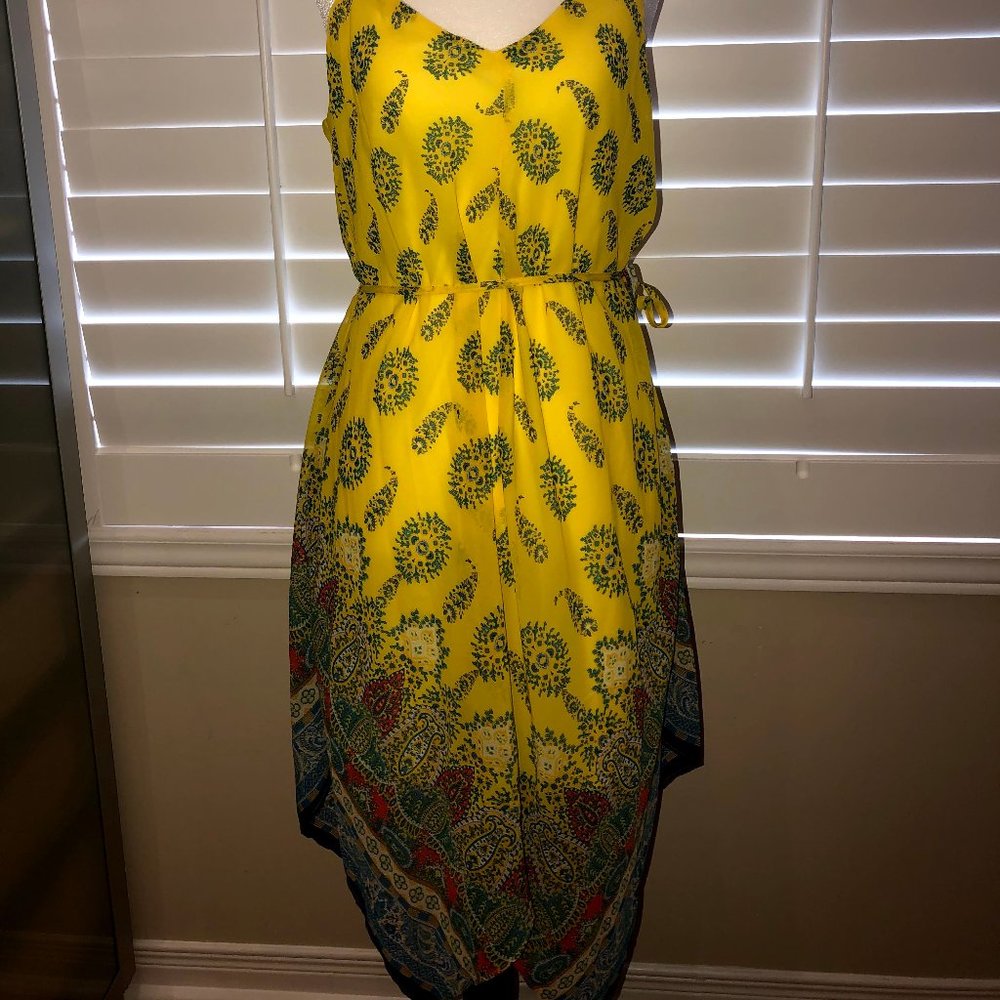 Yellow summer dress